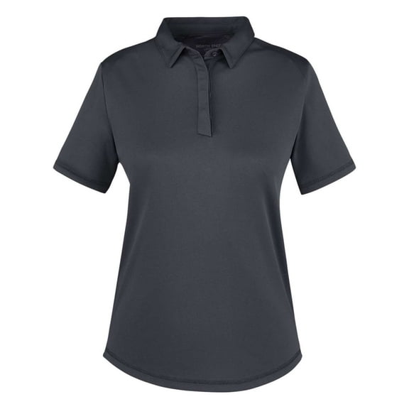 North End NE110W Women's Revive Coolcore Polo-Carbon-2XL