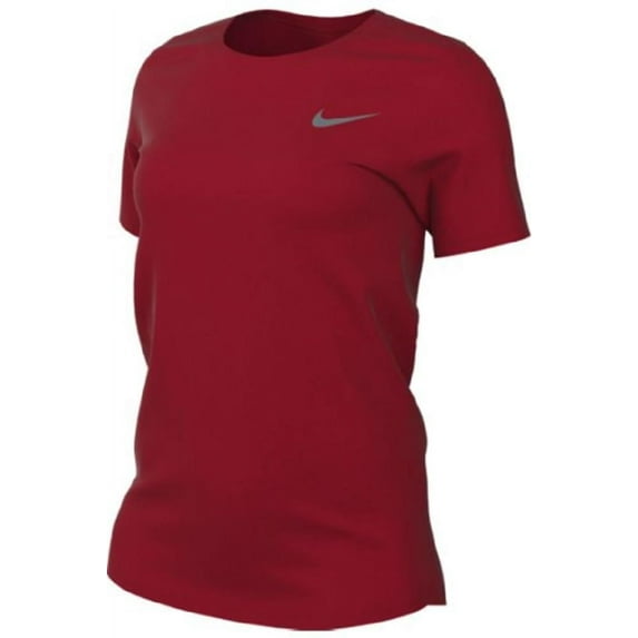 Nike Womens Legend Short Sleeve Crew T-Shirt as1, Alpha, m, Regular, Regular, Red