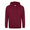 thumbnail image 1 of Just Hoods By Awdis College Zoodie-Burgundy-3X, 1 of 2