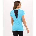 thumbnail image 1 of Boxercraft BW2405 Ladies Bella Crossback Tee-Pacific Blue-XS, 1 of 3