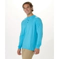 thumbnail image 1 of Boxercraft BM3101 Men's Henley Ls Tee-Pacific Blue-2XL, 1 of 4