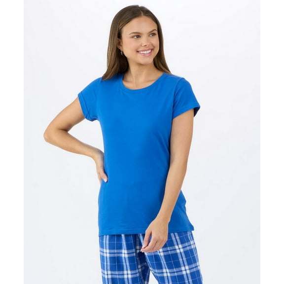 Boxercraft BW2104 Ladies Crewneck Tee-True Royal-L