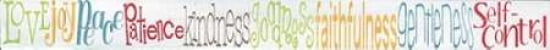 Fruit of the Spirit Canvas Art - Alli Rogosich (8 x 24)