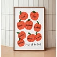 thumbnail image 1 of Fruit of the Spirit Galatians 5:22 Aesthetic Retro Poster, Unframed Canvas 8x10in, 1 of 4