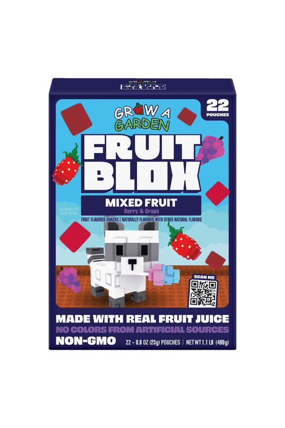 Mixed Fruit, Berry & Grape Snacks, 22 Count