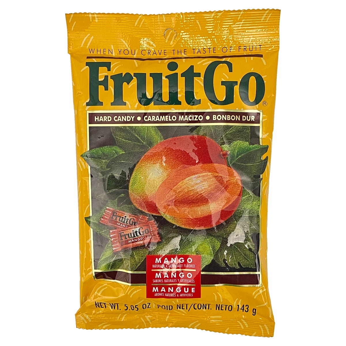 FruitGo Mango Candy, 5.05 oz