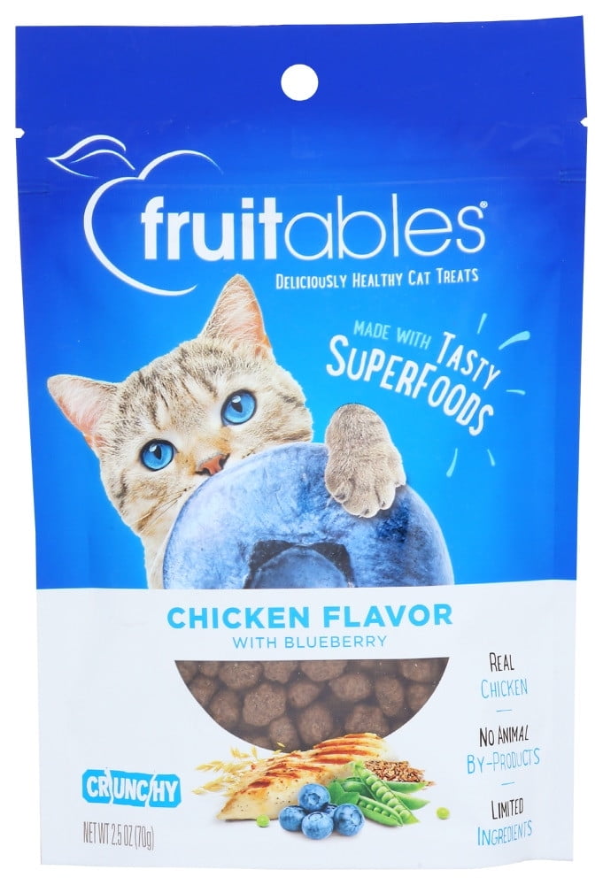 Fruitables Cat Treats Chicken with Blueberry 2.5 oz