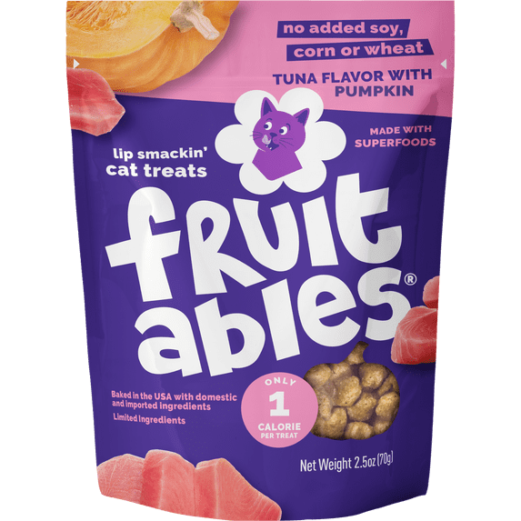 Fruitables Cat Treats - Tuna /Pumpkin - 2.5 Ounces