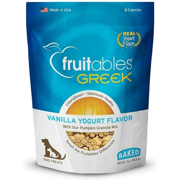 Fruitables Greek Yogurt Vanilla Dog Treats 7oz