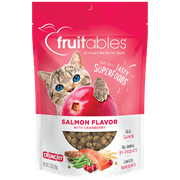 Fruitables Limited Ingredient Crunchy Cat Treats Salmon w/Cranberry, 2.5 oz