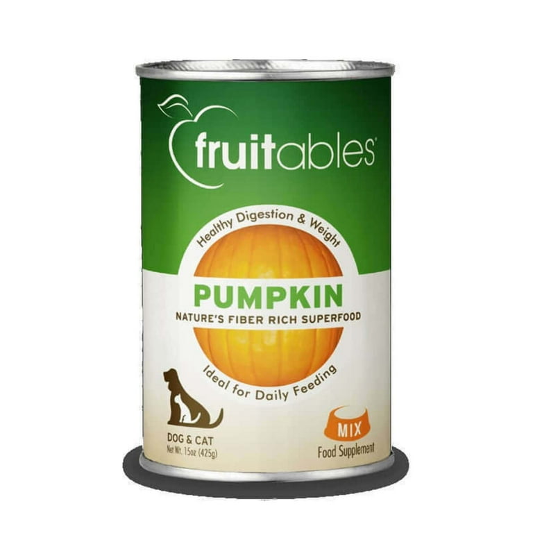 Fruitables Pet Puree Pumpkin Can Case Of 12 15 Oz Walmart