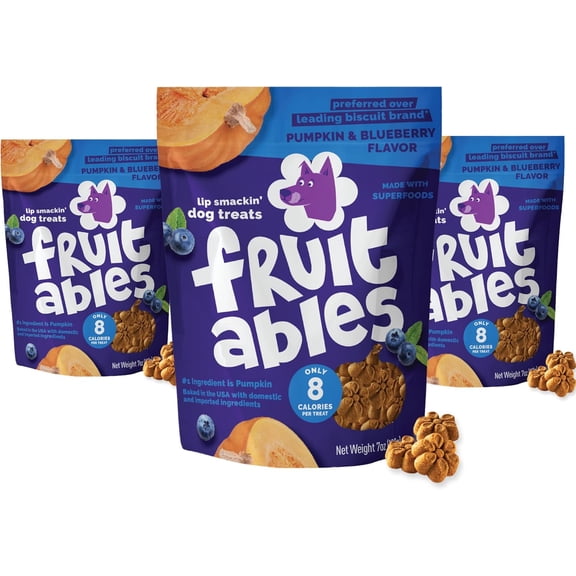Fruitables Pumpkin Blueberry 12oz Pack of 3