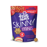 Fruitables Skinny Mini Dog Treats Apple Bacon Flavor, 5 oz