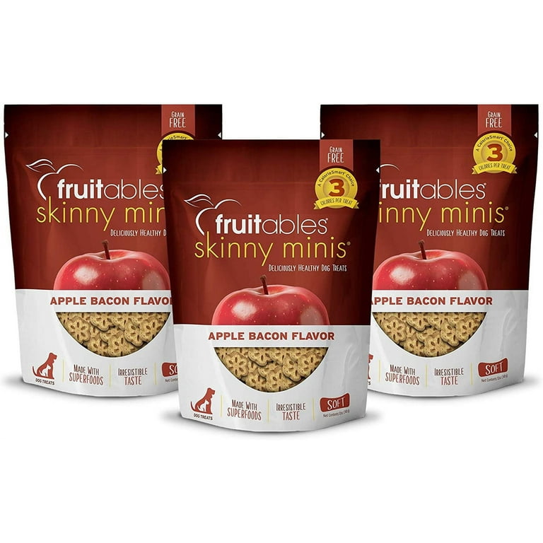 Fruitables Chewy Skinny Minis Apple Bacon Dog Treats Fruitables Chewy Skinny Minis Apple Bacon Dog Treats
