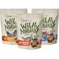 thumbnail image 1 of Fruitables Wildly Natural Cat Treat Variety Pack with Chicken, Tuna and Salmon, 3 Pack, (1) 2.5 Ounce Bag of Each Flavor, 1 of 6