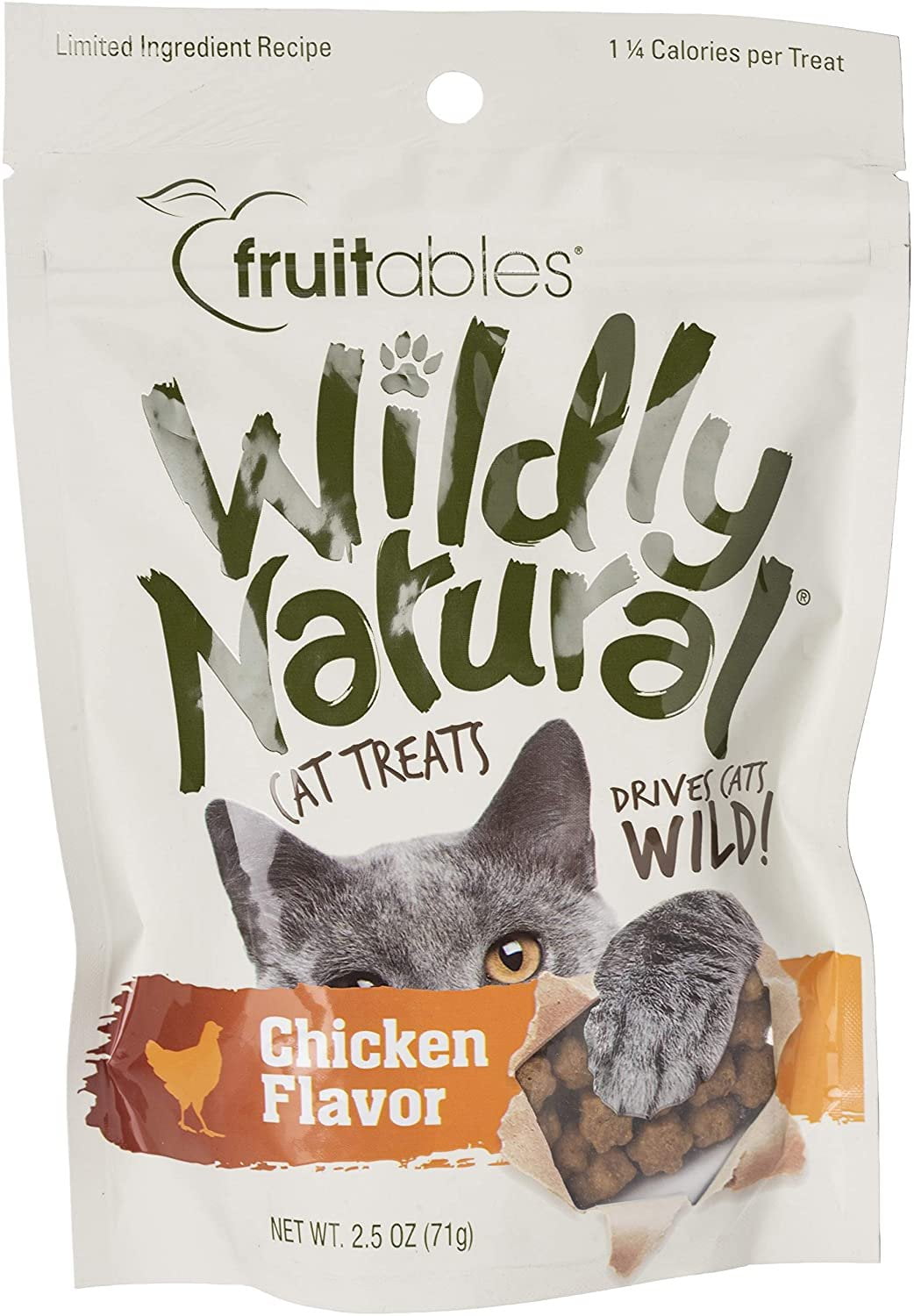 Fruitables Wildly Natural Cat Treats Chicken 2.5oz