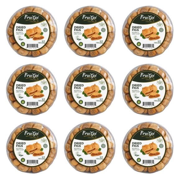 Fruitjoi Turkish Dried Figs, No Added Sugar, Vegan Snack, Resealable Container, 3.97 LB