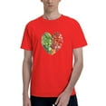 thumbnail image 1 of Fruits And Vegitables Men'S Basic Short Sleeve T-Shirt Red Large, 1 of 5
