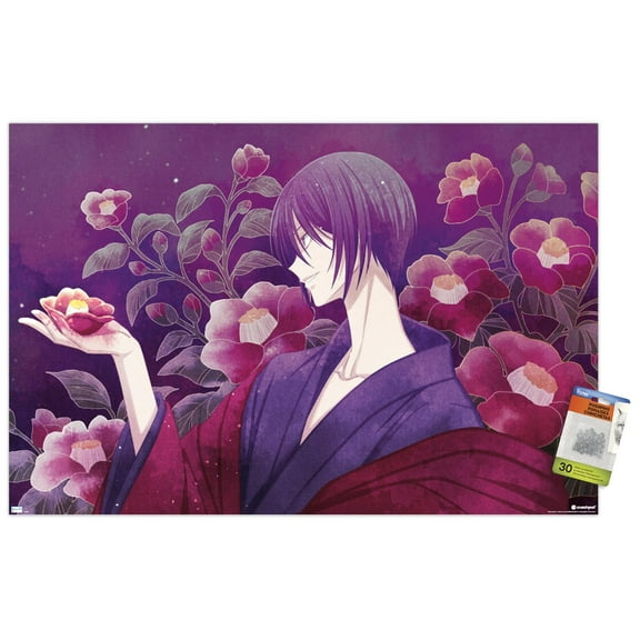 Fruits Basket - Akito Soma Wall Poster with Pushpins, 22.375" x 34"