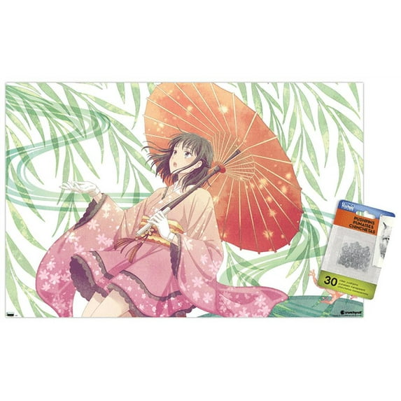 Fruits Basket - Kagura Soma Wall Poster with Push Pins, 14.725" x 22.375"