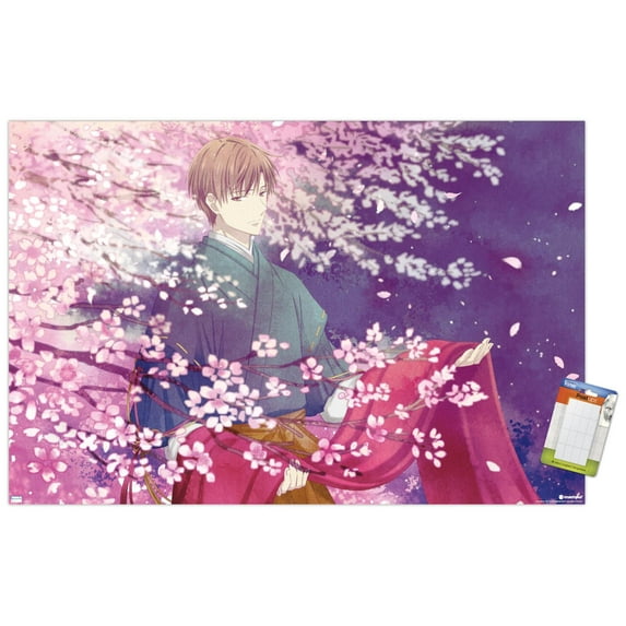 Fruits Basket - Kureno Soma Wall Poster, 14.725" x 22.375"