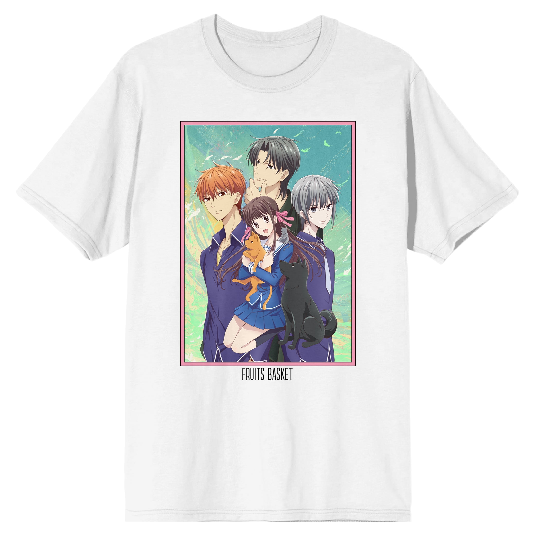 Fruits Basket Main Characters Poster Art Junior's White Tshirt