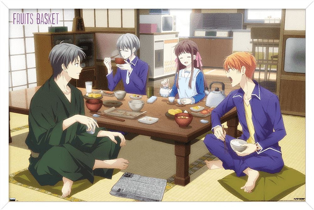 Fruits Basket - Teaser 2 Wall Poster, 14.725" x 22.375", Framed