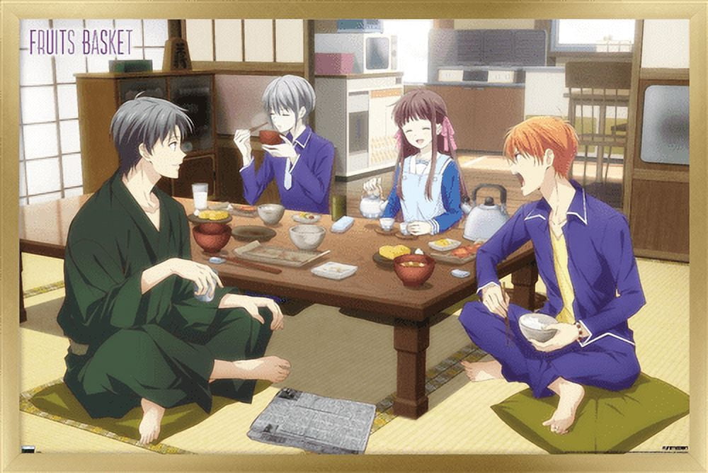 Fruits Basket - Teaser 2 Wall Poster, 14.725" x 22.375", Framed