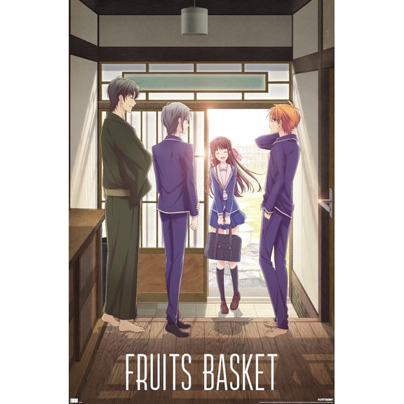 Fruits Basket - Teaser Protagonists Wall Poster, 14.725" x 22.375"