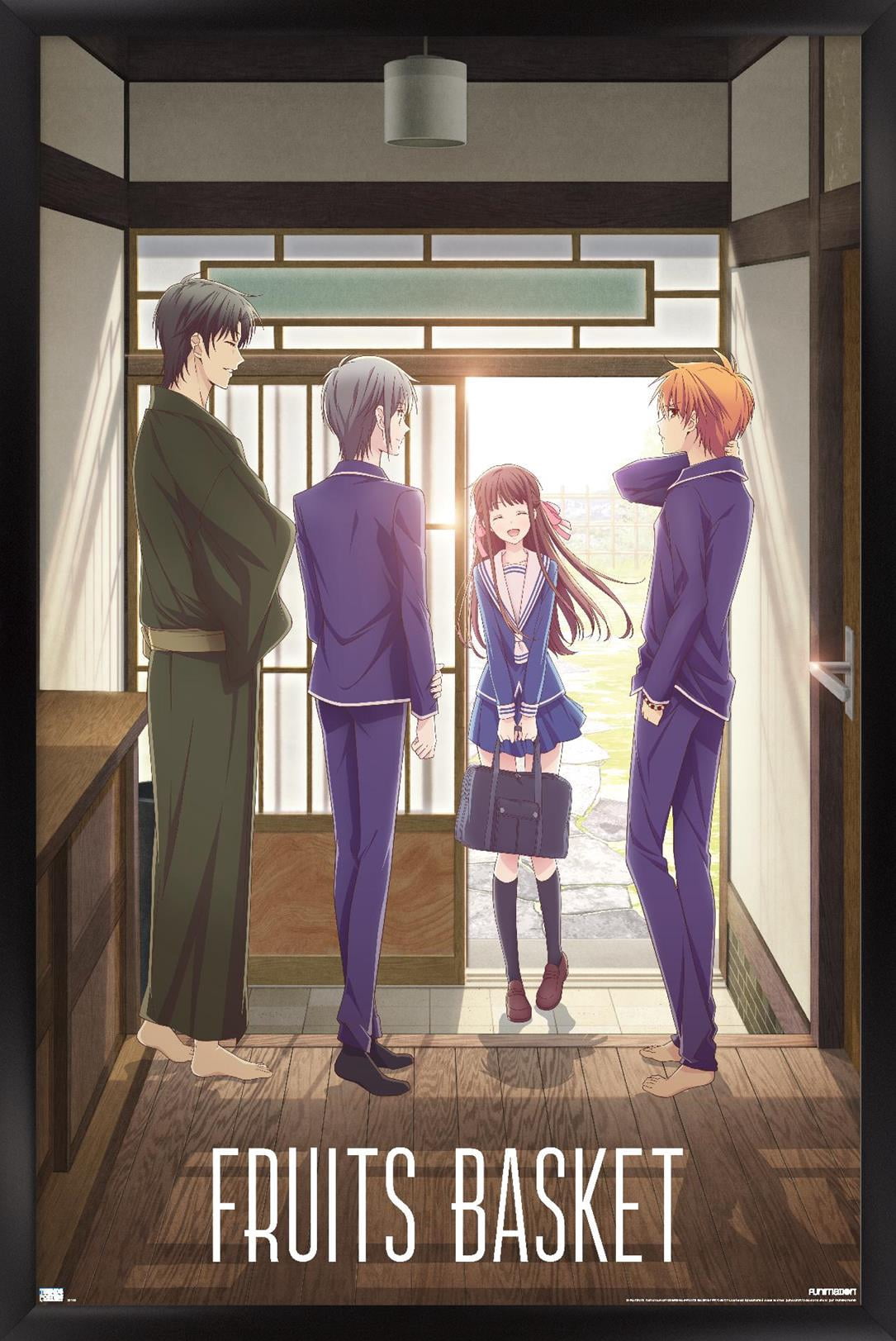 Fruits Basket - Teaser Protagonists Wall Poster, 22.375" x 34" Framed