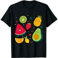 thumbnail image 1 of Fruits Costume Cute Tee Fruit Salad Men Women Couples T-Shirt, 1 of 7