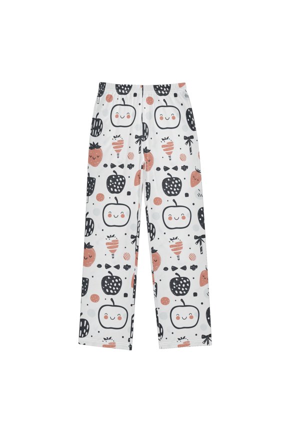 Fruits Cute Pattern Design Pajama Pants Soft Lightweight Lounge Pants Bottoms Sleep Pants Warm Comfy