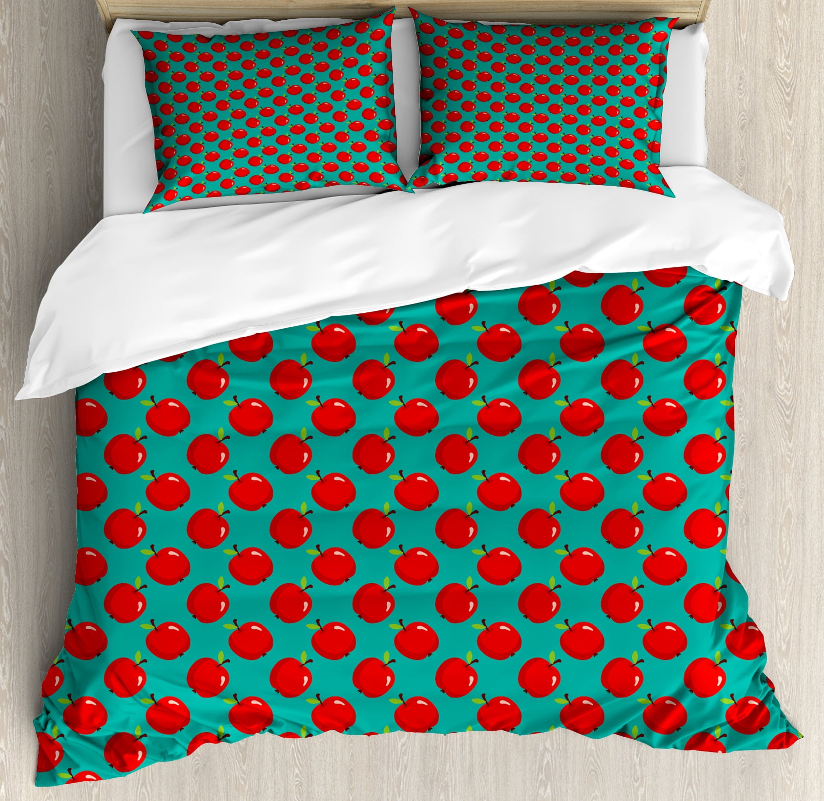 Carrot Print Pattern Duvet Cover Bedding Set