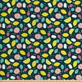 thumbnail image 1 of Ambesonne Fruits Fabric by the Yard Upholstery, Doodle Style Vegan Food, 3 Yards, Multicolor, 1 of 4