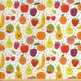 thumbnail image 1 of Ambesonne Fruits Fabric by the Yard Upholstery, Banana Smile Theme, 5 Yards, Multicolor, 1 of 4