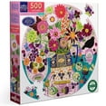 thumbnail image 1 of eeBoo Piece & Love: Fruits & Flowers - 500 Piece Puzzle - Adult Round Jigsaw, 23" Diameter, Includes Image Reference Insert, High-Quality Pieces, 1 of 7
