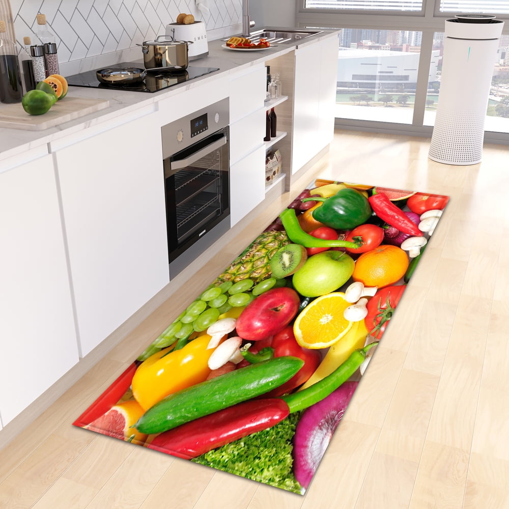 Cucumber Pickle Print Pattern Floor Mat
