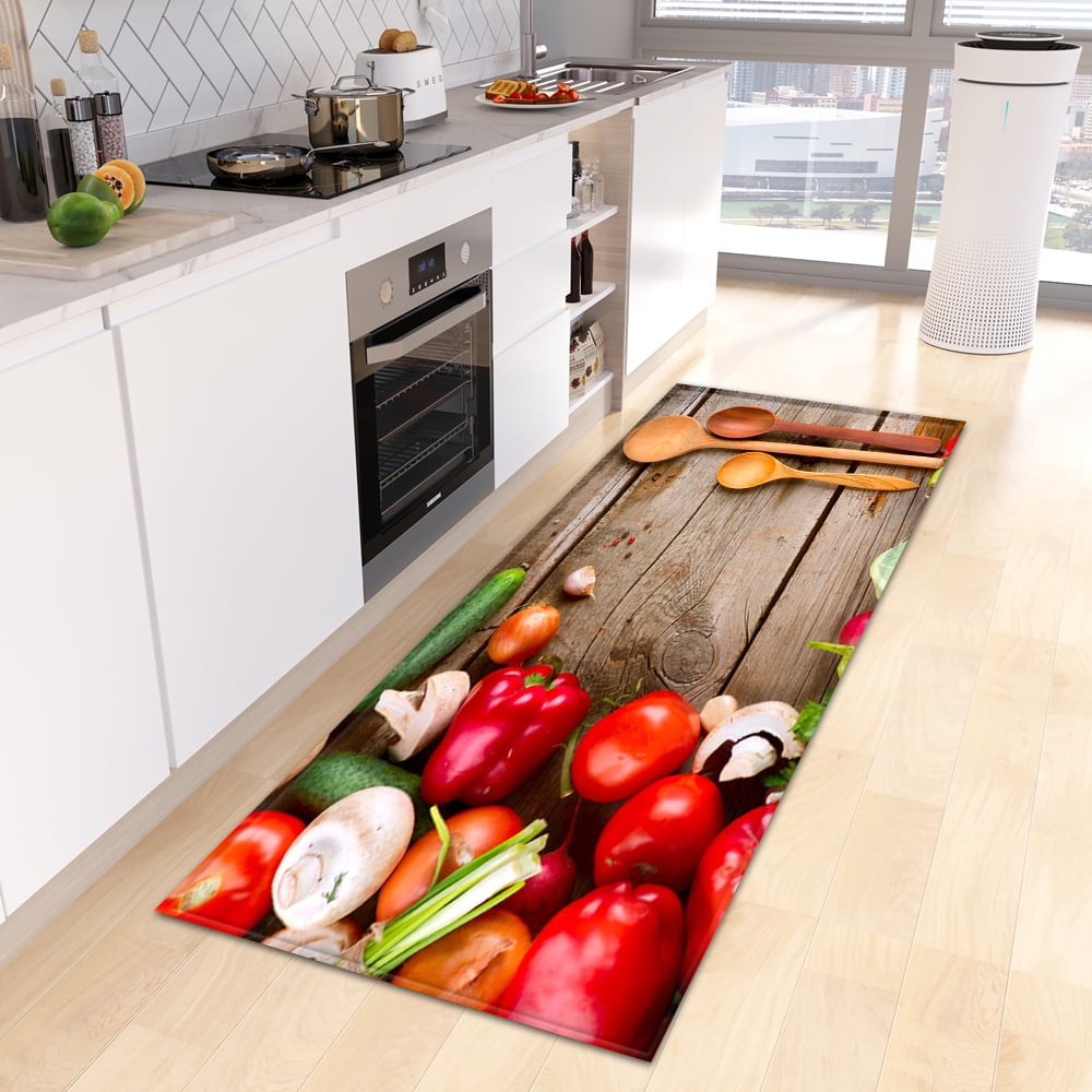 Pickle Cucumber Print Pattern Floor Mat