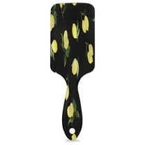 Fruits Lemons Painting Hair Brush Detangler Brush with Nylon Bristle for Thick Curly Thin Long Short Wet or Dry Hair Adds Shine and Makes Hair Health Paddle Hairbrush for Women Men