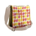 thumbnail image 1 of Fruits Messenger Bag, Retro Food Caricatures, Unisex Cross-body, by Ambesonne, 1 of 2