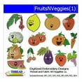 thumbnail image 1 of Fruits N Veggies(1) Embroidery Designs - All Popular Formats Included - Loaded on USB Stick, 1 of 10