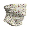 thumbnail image 1 of Fruits Neck Gaiter, Summer Fresh Eating, Unisex, Purple Yellow Ruby, by Ambesonne, 1 of 3