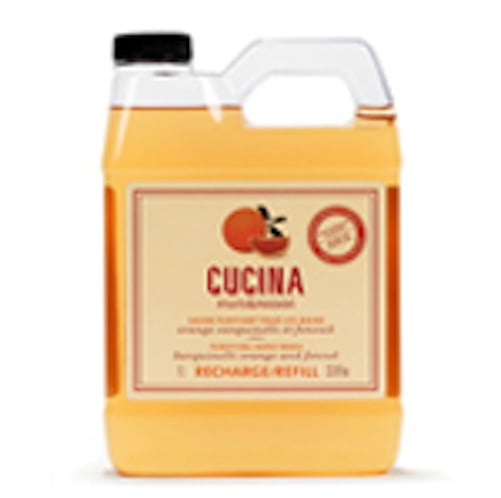 Fruits & Passion Cucina Sanguinelli Orange and Fennel Biodegradable Hand Soap Refill 33.3 Ounces