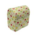 thumbnail image 1 of Fruits Stand Mixer Cover, Diagonal Checkered Pattern with Apples and Slices Retro Country Kitchen Theme, Kitchen Appliance Organizer Bag Cover with Pockets, 5 Quarts, Green Red Yellow, by Ambesonne, 1 of 4