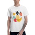 thumbnail image 1 of Fruits Strawberry Men's T-Shirt Cotton 100% Summer Tops Fashion Casual Pineapple Banana Short Sleeves for Men Women Round Collar Top Tees, 1 of 6