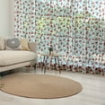 thumbnail image 1 of Fruits Tulle Curtains with Rod Pocket, Vibrant Cherries Vitamin Agriculture Exotic Summer Garden Pattern, Sheer Drape for Wedding Party 2 Panels, 7 Sizes, Hunter Green Coconut, by Ambesonne, 1 of 3