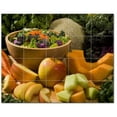 thumbnail image 1 of Fruits Vegetables Ceramic Tile Mural Kitchen Backsplash Bathroom Shower, 405189, 1 of 3