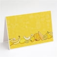 thumbnail image 1 of Fruits & Vegetables in Yellow Greeting Cards & Envelopes - Pack of 8, 1 of 1