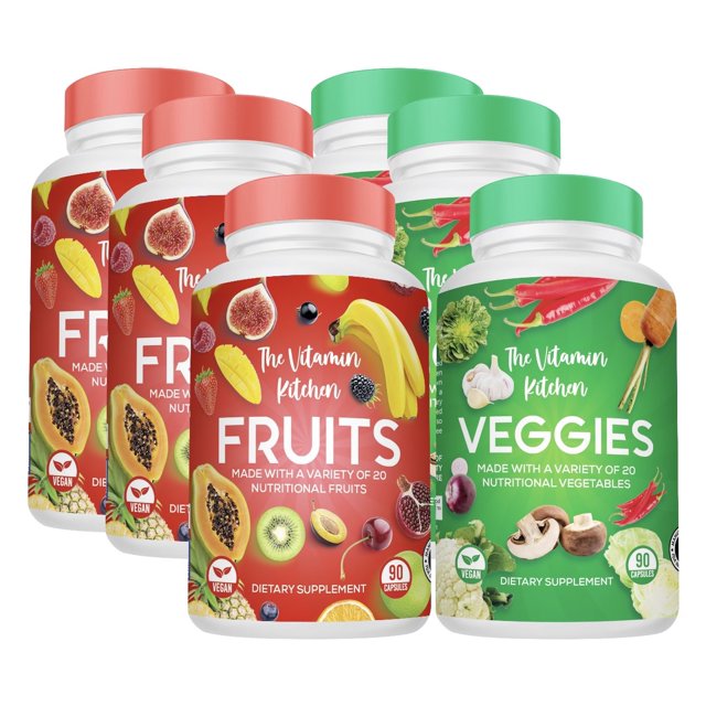 Fruits and Veggies Supplement 270 Fruit and 270 Veggie Superfood
