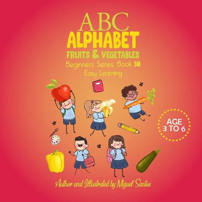 Fruits and Vegetables Early Stages Reading Book For Kids (Paperback